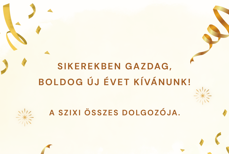 Sikerekben gazdag, boldog új évet kívánunk!
