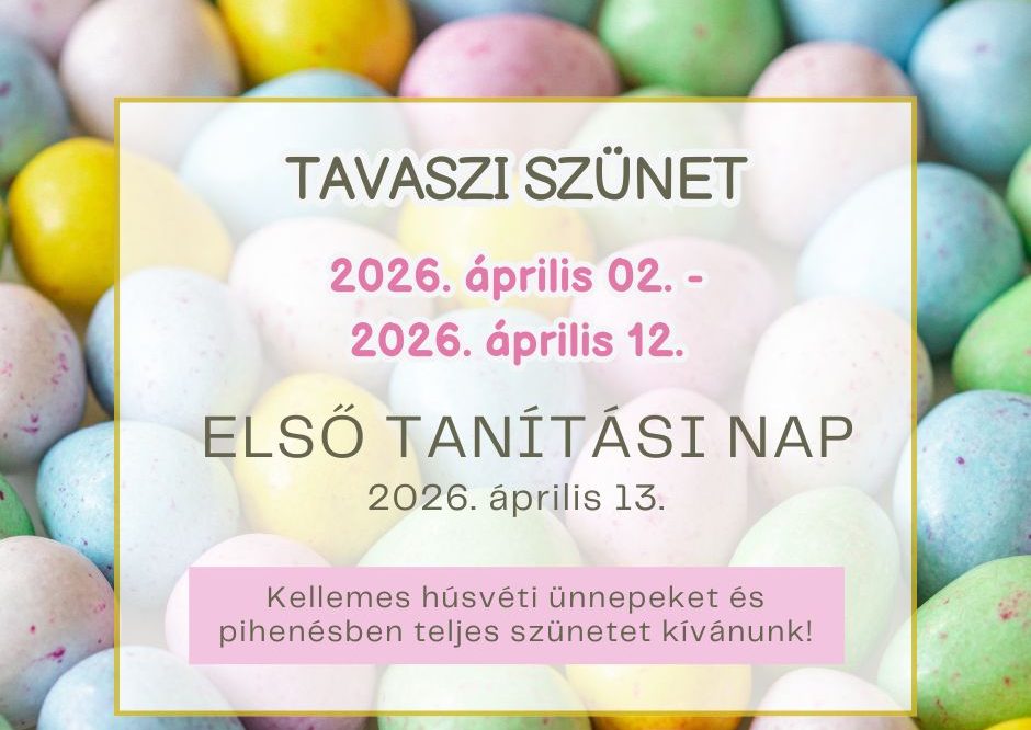 Megkezdődött a tavaszi szünet!